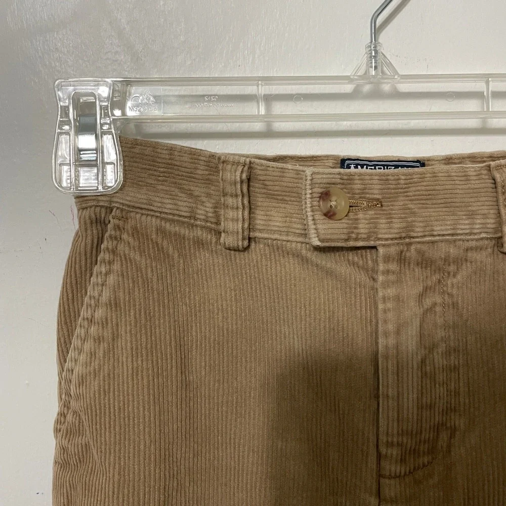 American Living Kids‎ Corduroy Pants Tan Size 7 Embroidered Eagle Pockets